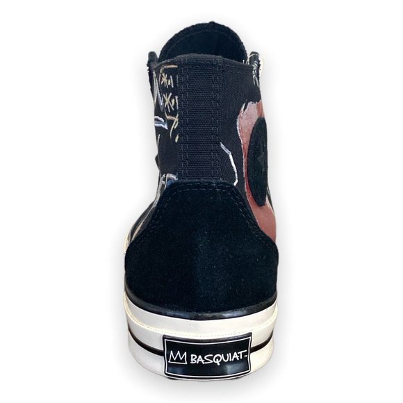 Converse Jean-Michel Basquiat X Chuck 70 HI Black Multi 172585C Mens 8.5 WM 10.5 main image 9